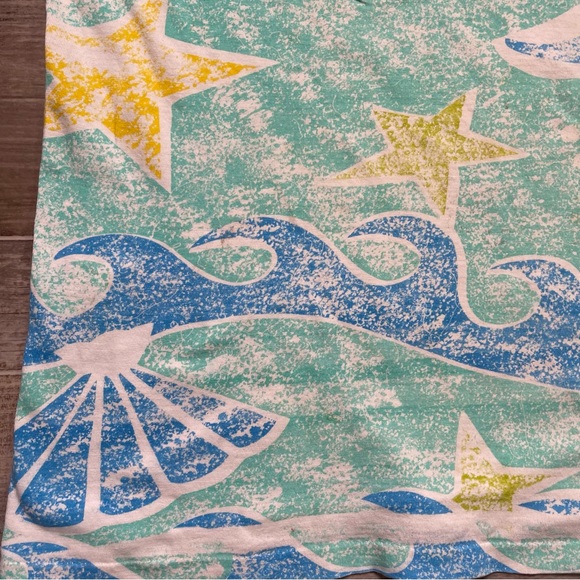 Vintage Beach Seashells AOP T Shirt Single Stitch - Picture 4 of 7